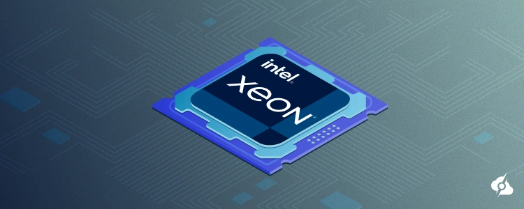 A decorative image showing a motherboard and a processor chip.