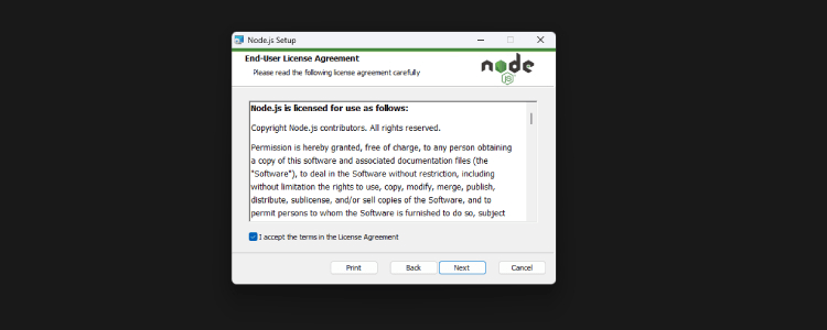 How to install Node.js on Windows