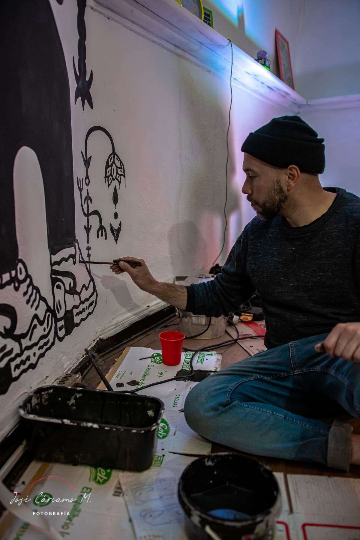 Coco Smock - Fauna Oculta foto montaje exposición Coco Smock galeria cosmica Rayandola