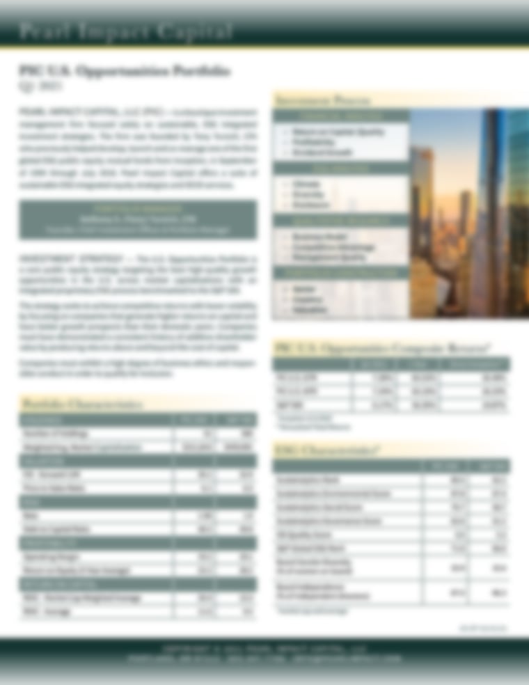 Pearl Impact US - Firm Tear Sheet Q1 2021