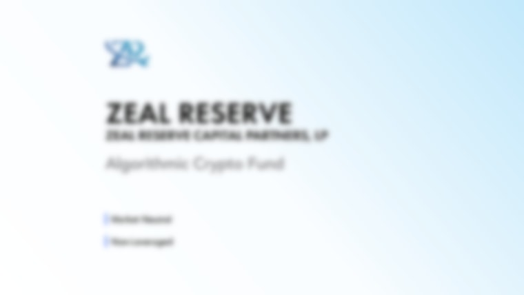 Zeal Reserve Capital Partners Investor Deck