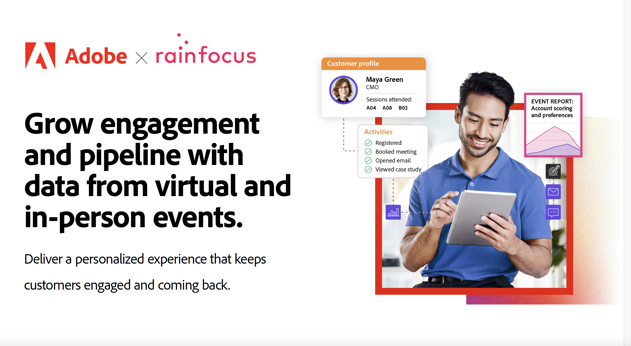 Grow Engagement and Pipeline with Data from Digital and In Person Events