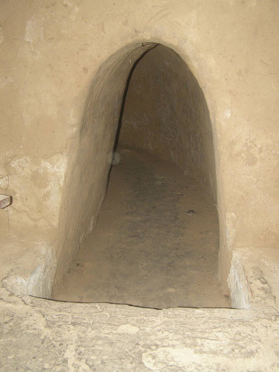 Cu Chi tunnel arched entrance