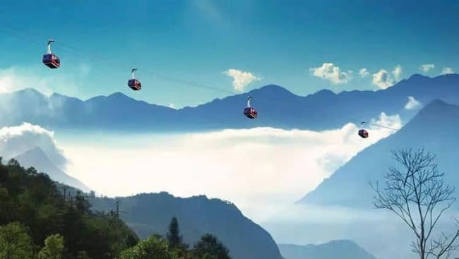 Sapa cable car route