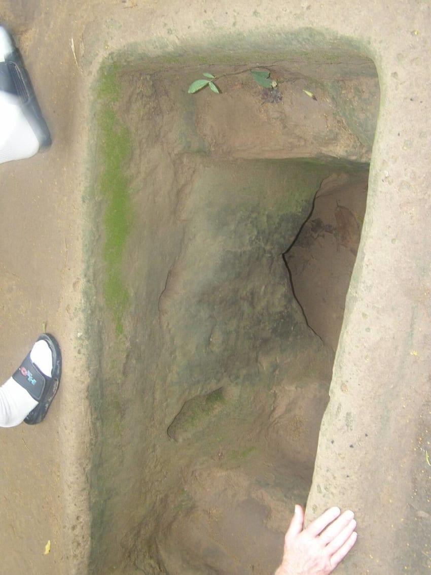 Cu Chi tunnel hatch