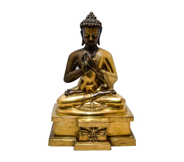 005_Seated Gilt Buddha