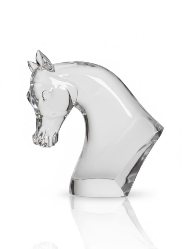 014_Crystal Horse Head Sculpture