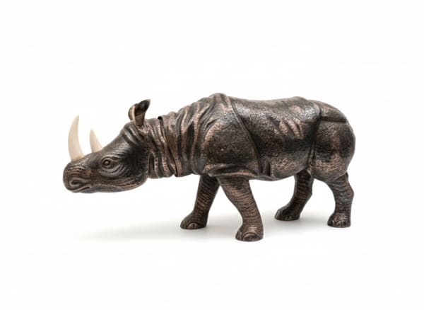 025_Bronze Rhinoceros Sculpture