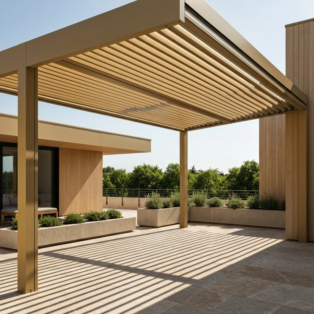 Pergola P120 bioclimatique : le confort 4 saisons sans compromis