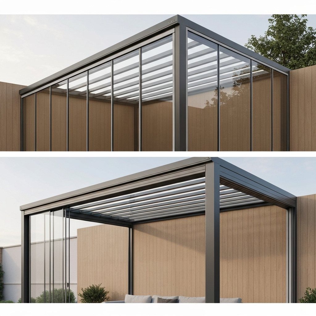 Critères de choix fermeture vitrée pour pergola
