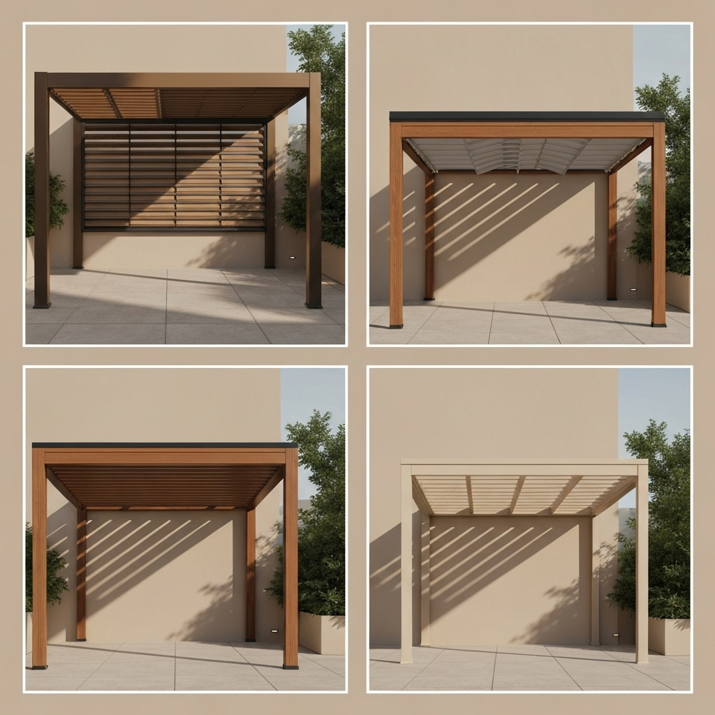 Modèles variés de pergolas professionnelles