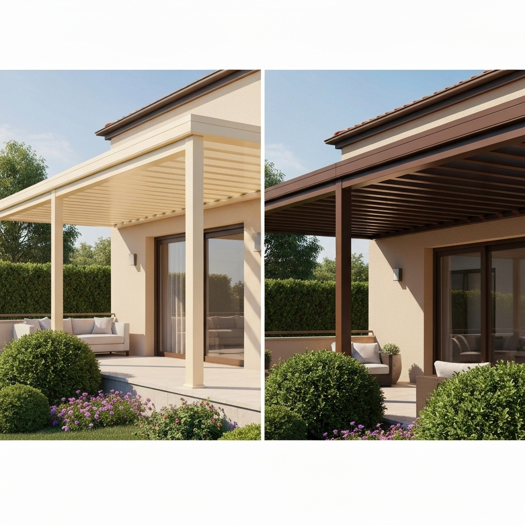 Tableau comparatif pergola aluminium vs PVC