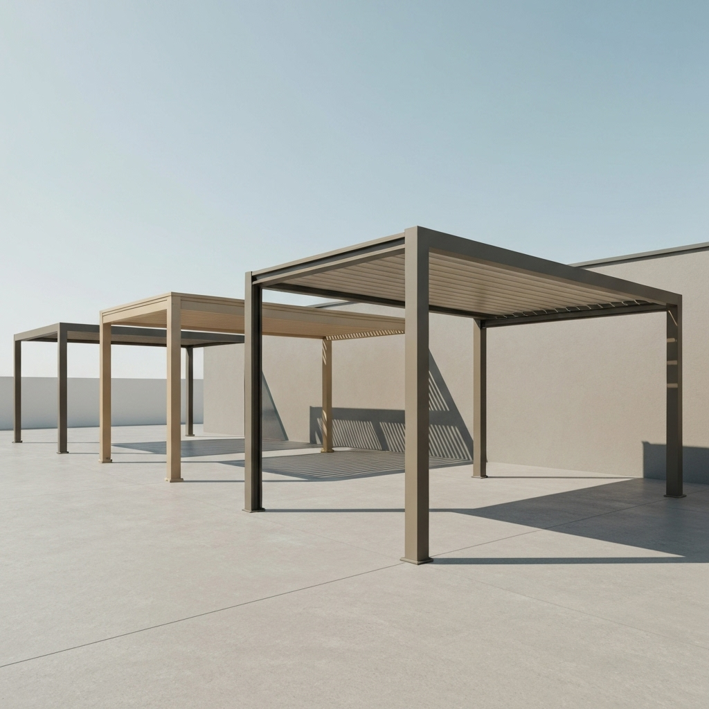 Types de pergolas aluminium disponibles
