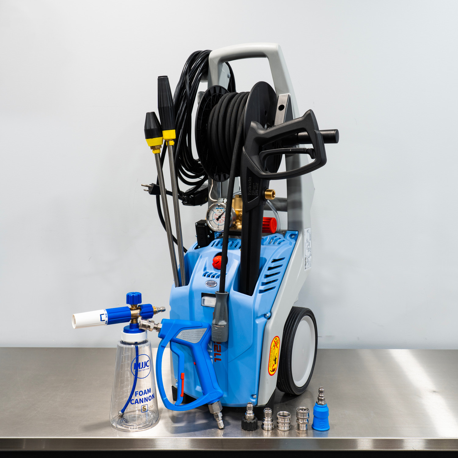 Kränzle K1122TST con cañón de espuma MJC — equipo Zona A
