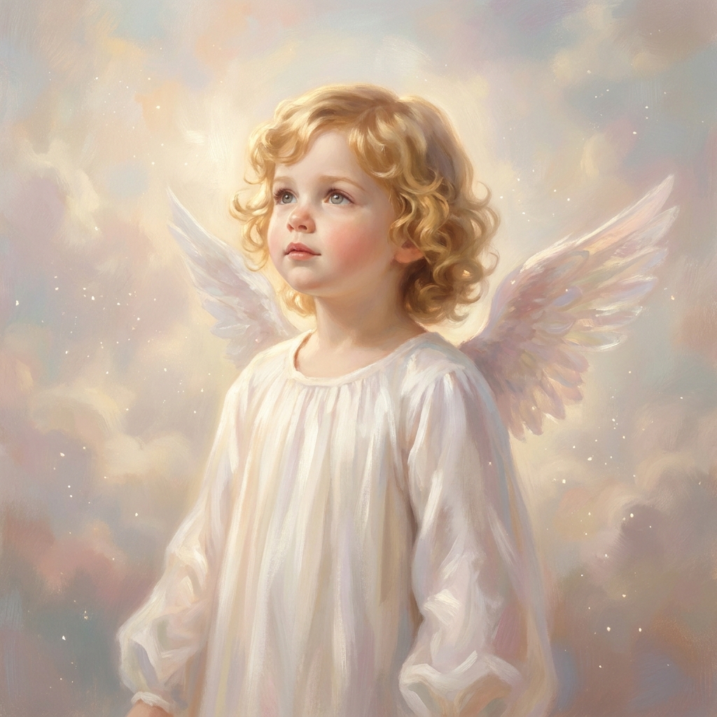 Sweet Angel — Child AI image prompt style example