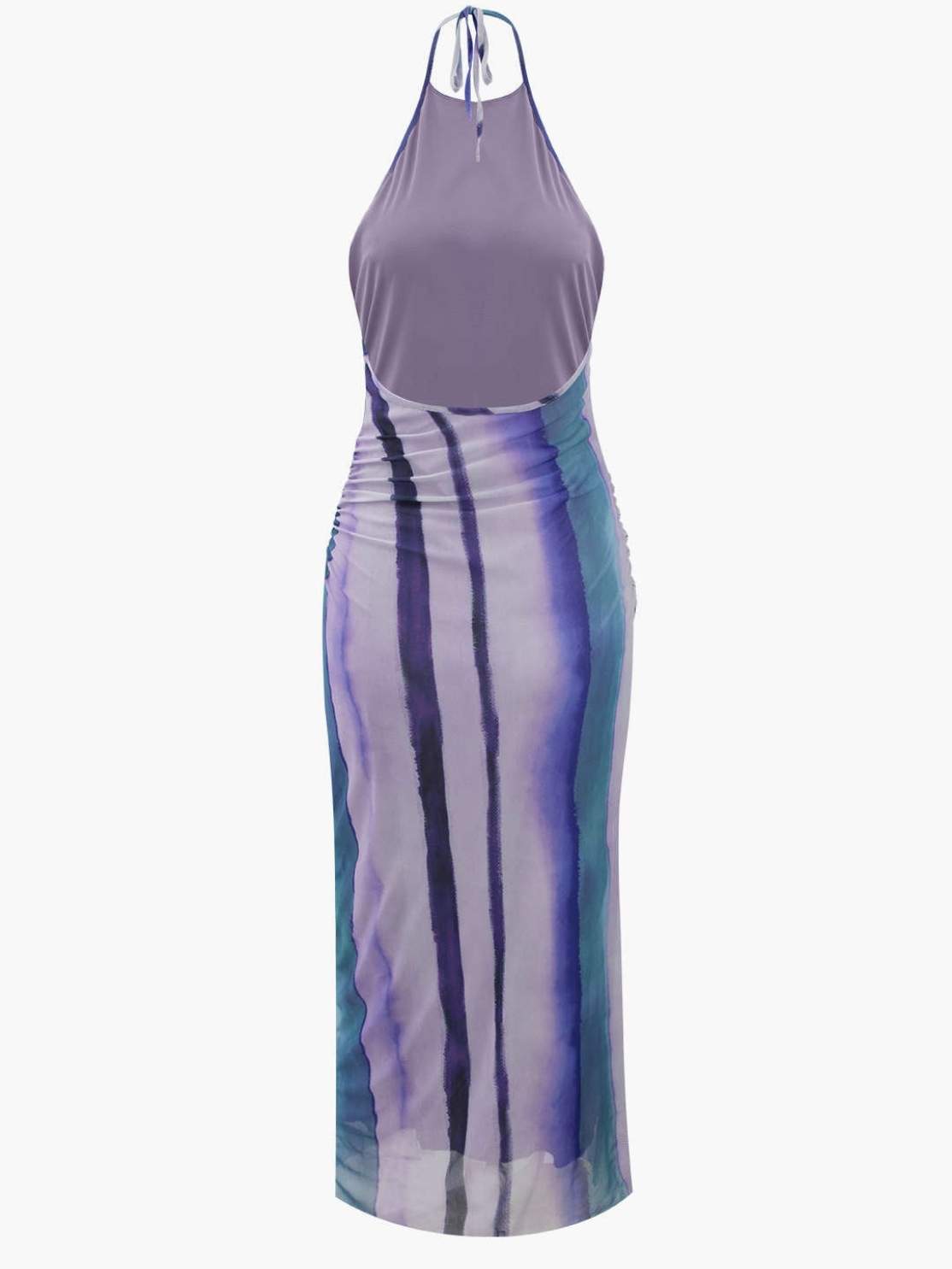 Elegant Tulle Printed Dress