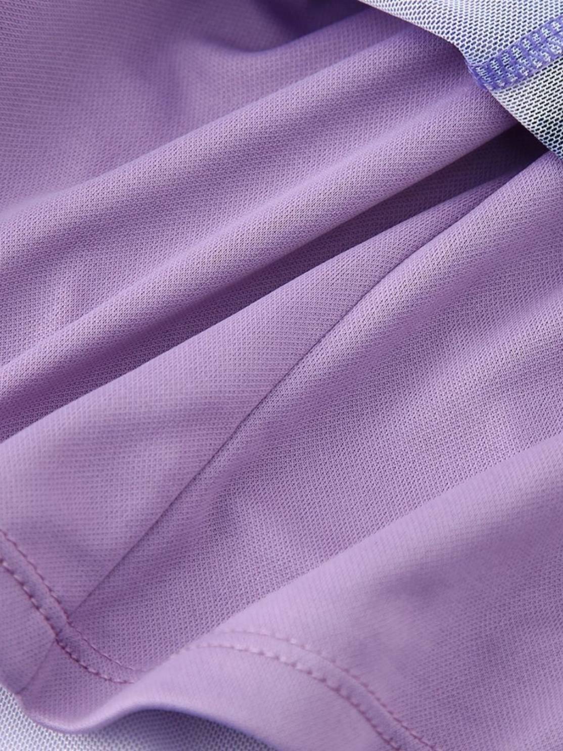 Elegant Tulle Printed Dress