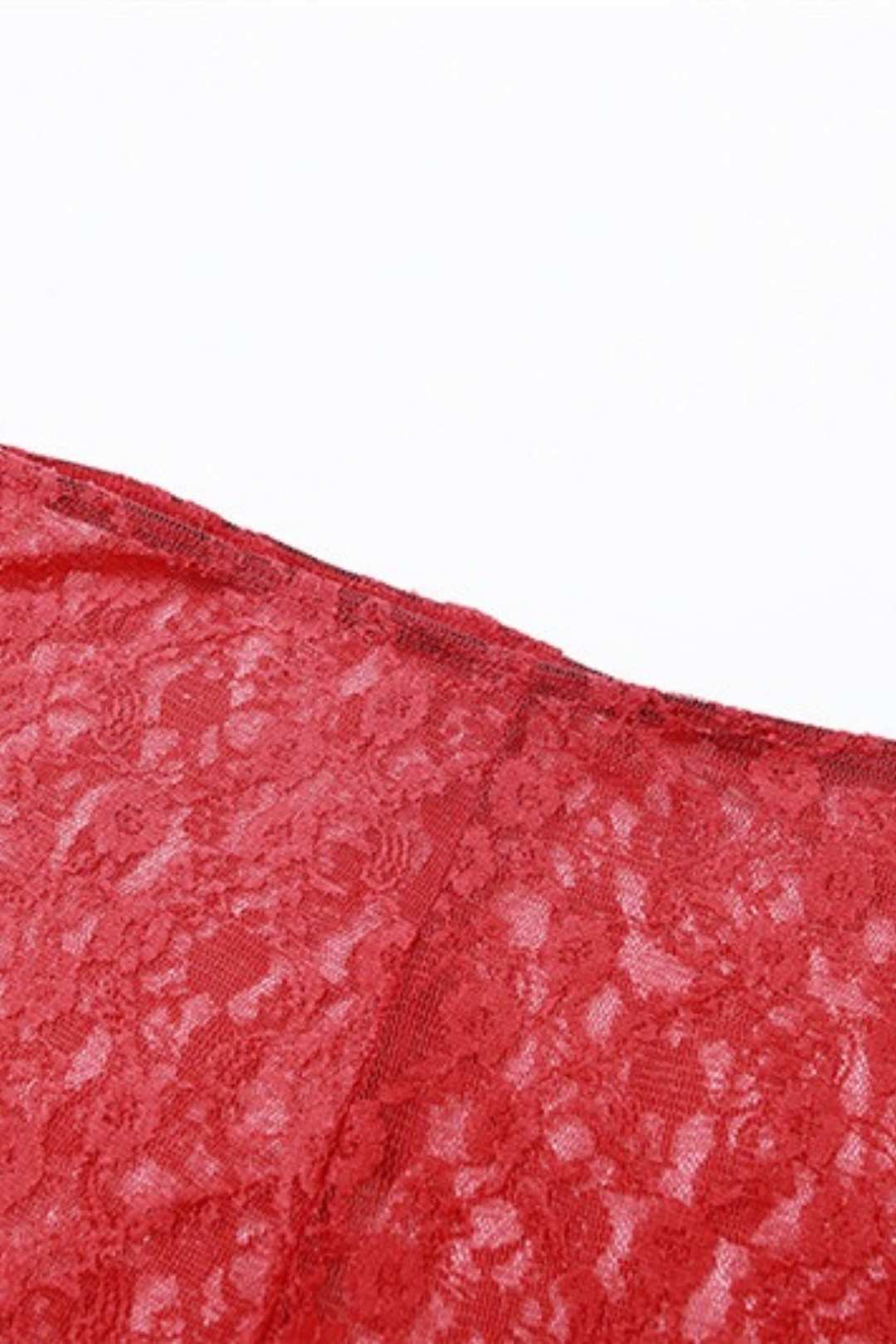Red Lace Sexy Piece