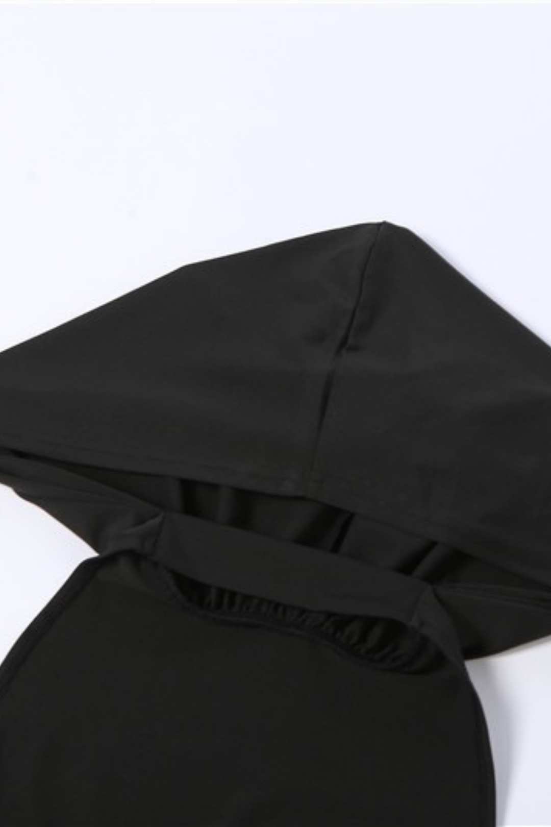 Hollow Sexy Navel-baring Hooded Slim-fit Hip-covering Bottoming Dress