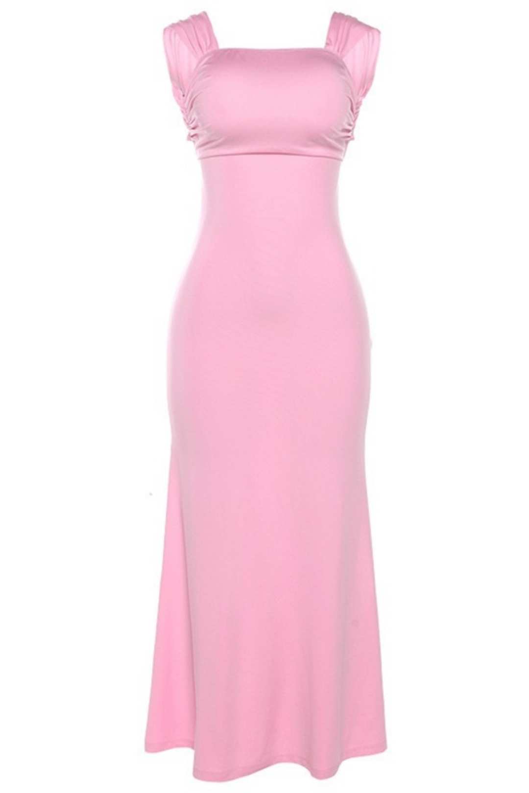 Strappy Sexy Backless Evening Dress