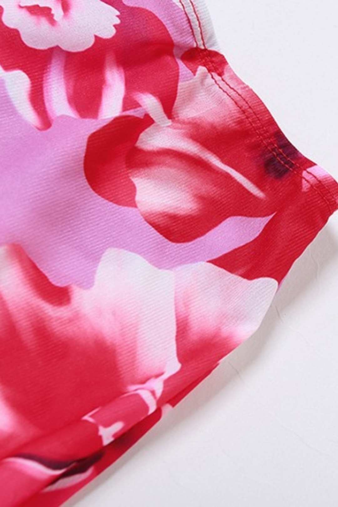 Sexy Chest-wrapped Vest Slim Hip-hugging Skirt Printed Suit