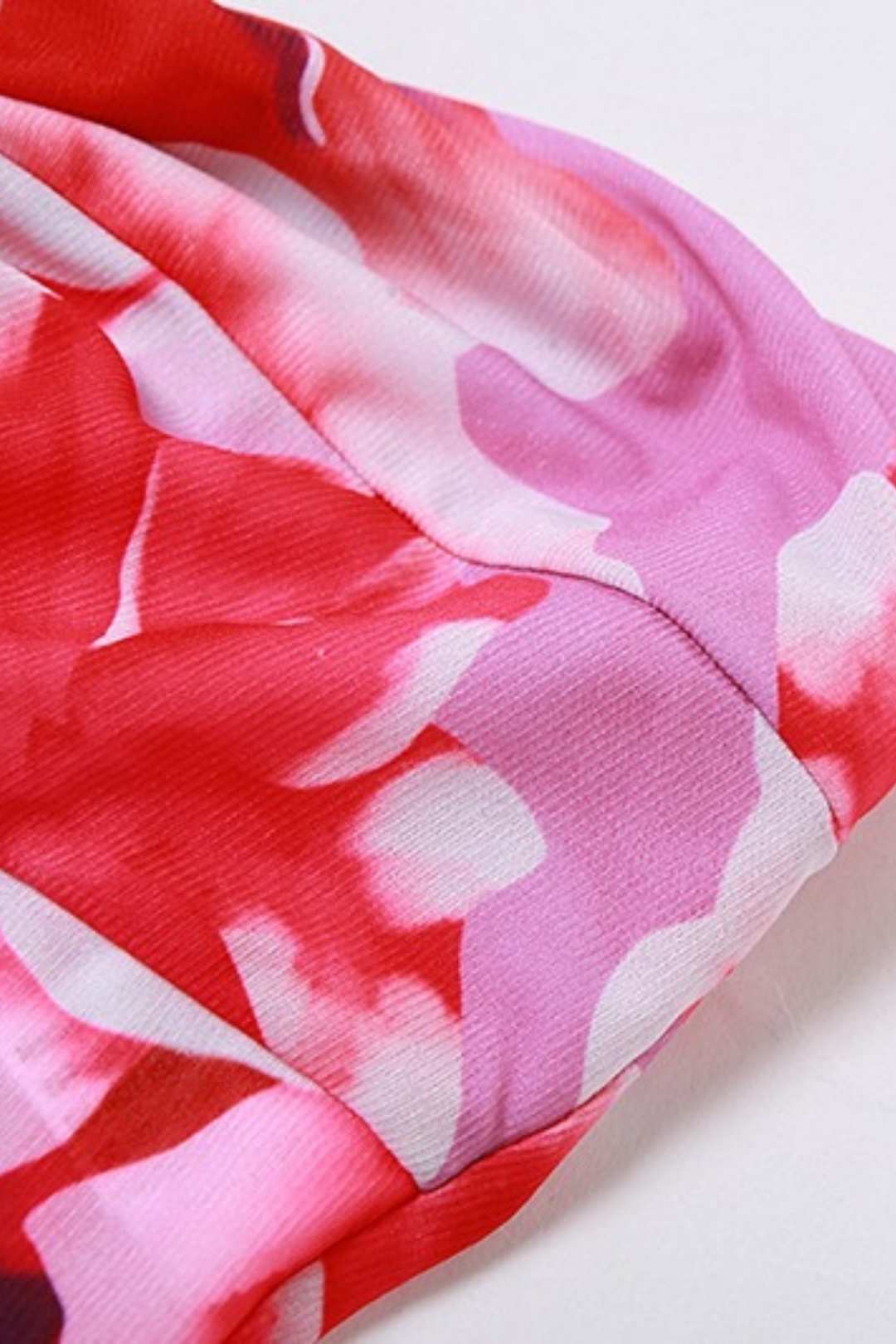 Sexy Chest-wrapped Vest Slim Hip-hugging Skirt Printed Suit