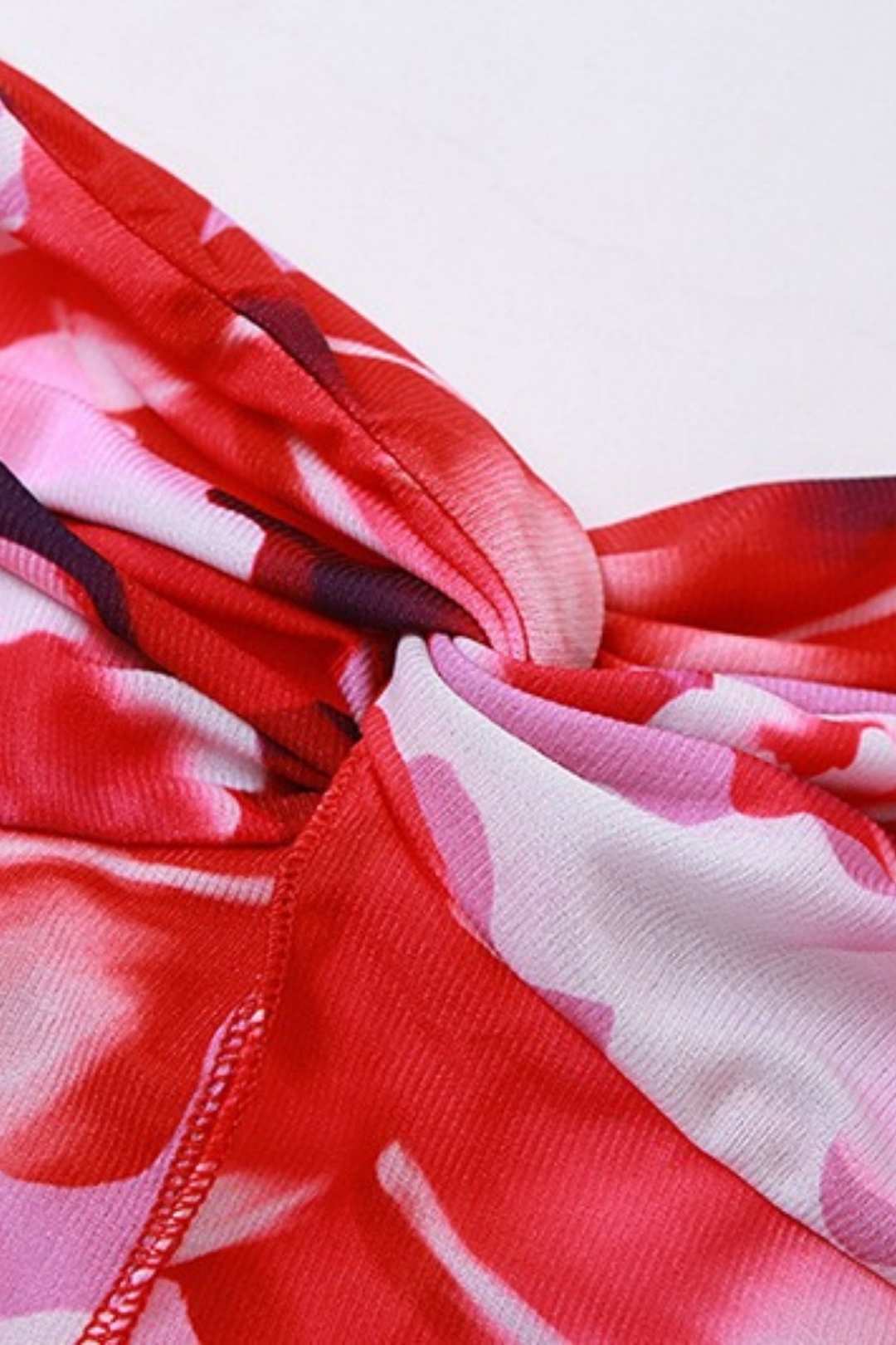 Sexy Chest-wrapped Vest Slim Hip-hugging Skirt Printed Suit