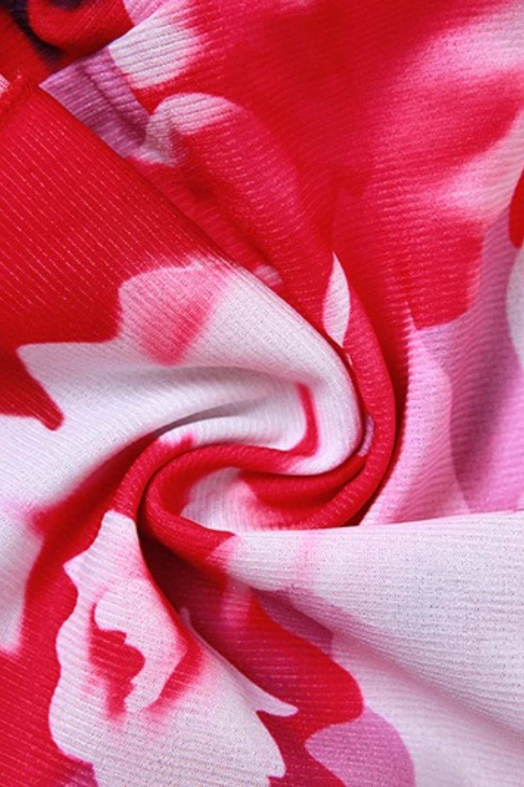 Sexy Chest-wrapped Vest Slim Hip-hugging Skirt Printed Suit