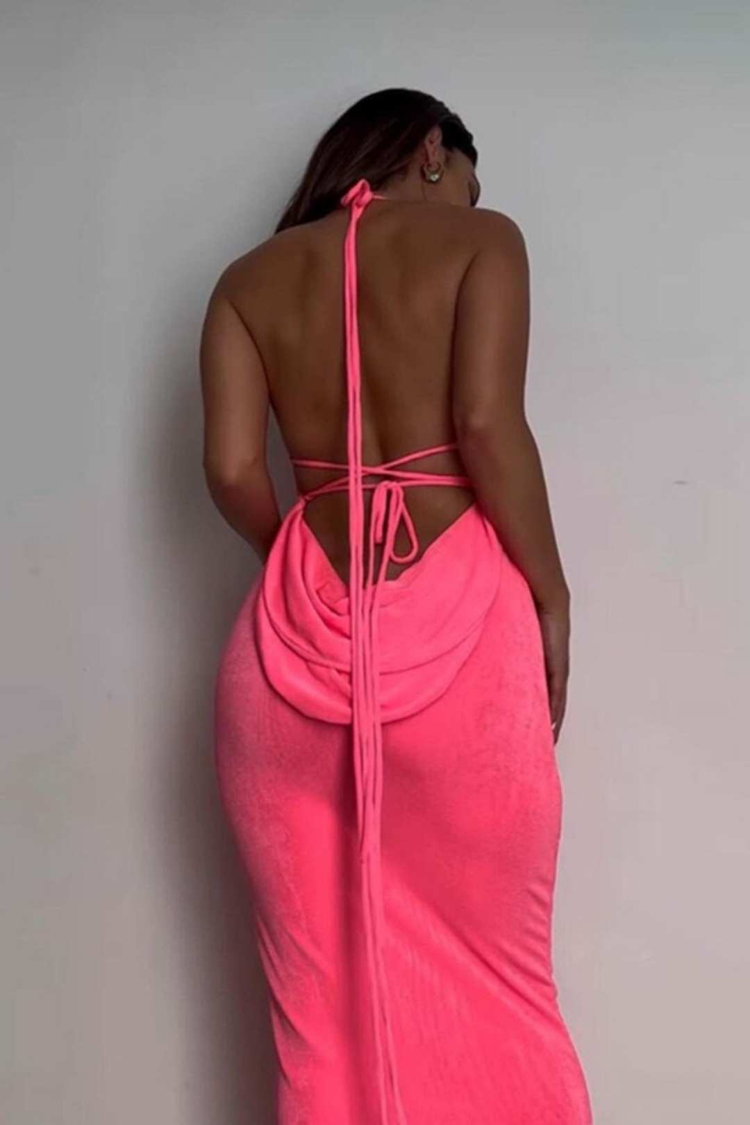 Suspenders Sexy Backless Slim Fit Hip-hugging Temperament Dress