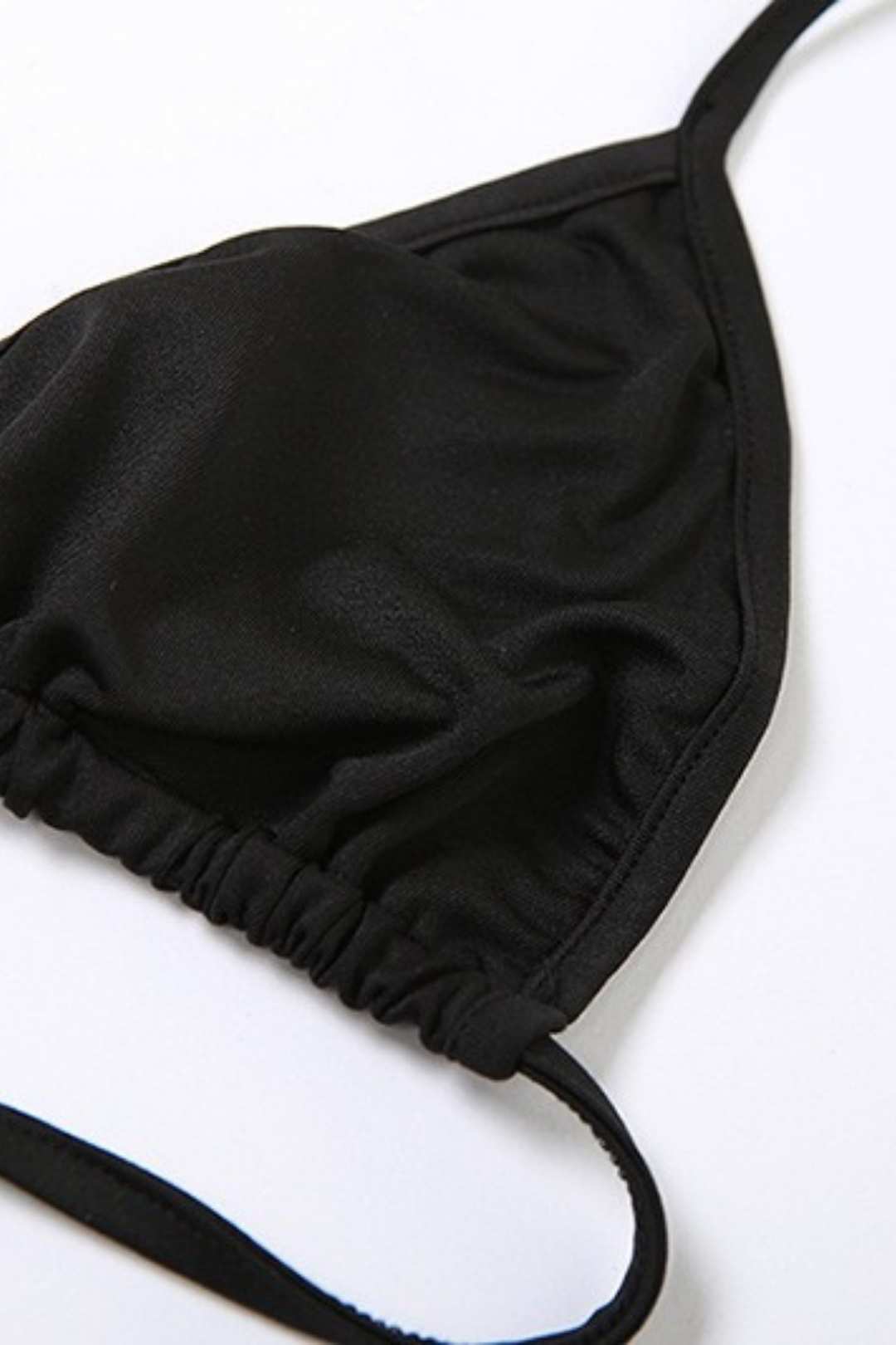 Fashionable Halterneck Vest Strap Briefs Bikini Suit