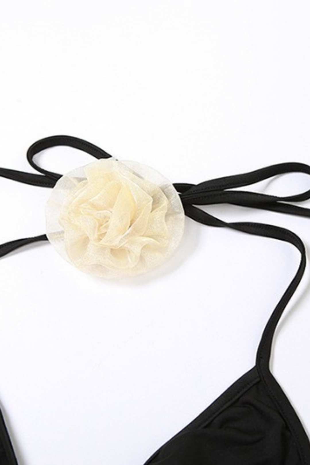 Fashionable Halterneck Vest Strap Briefs Bikini Suit