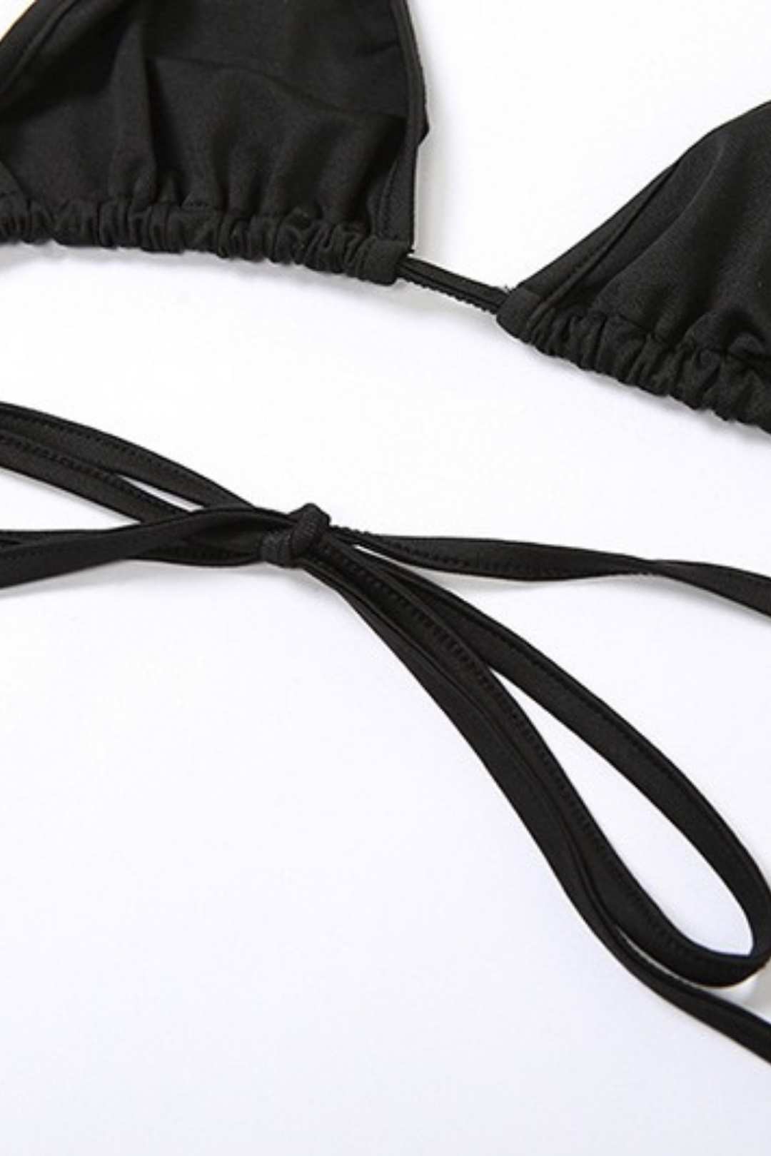 Fashionable Halterneck Vest Strap Briefs Bikini Suit