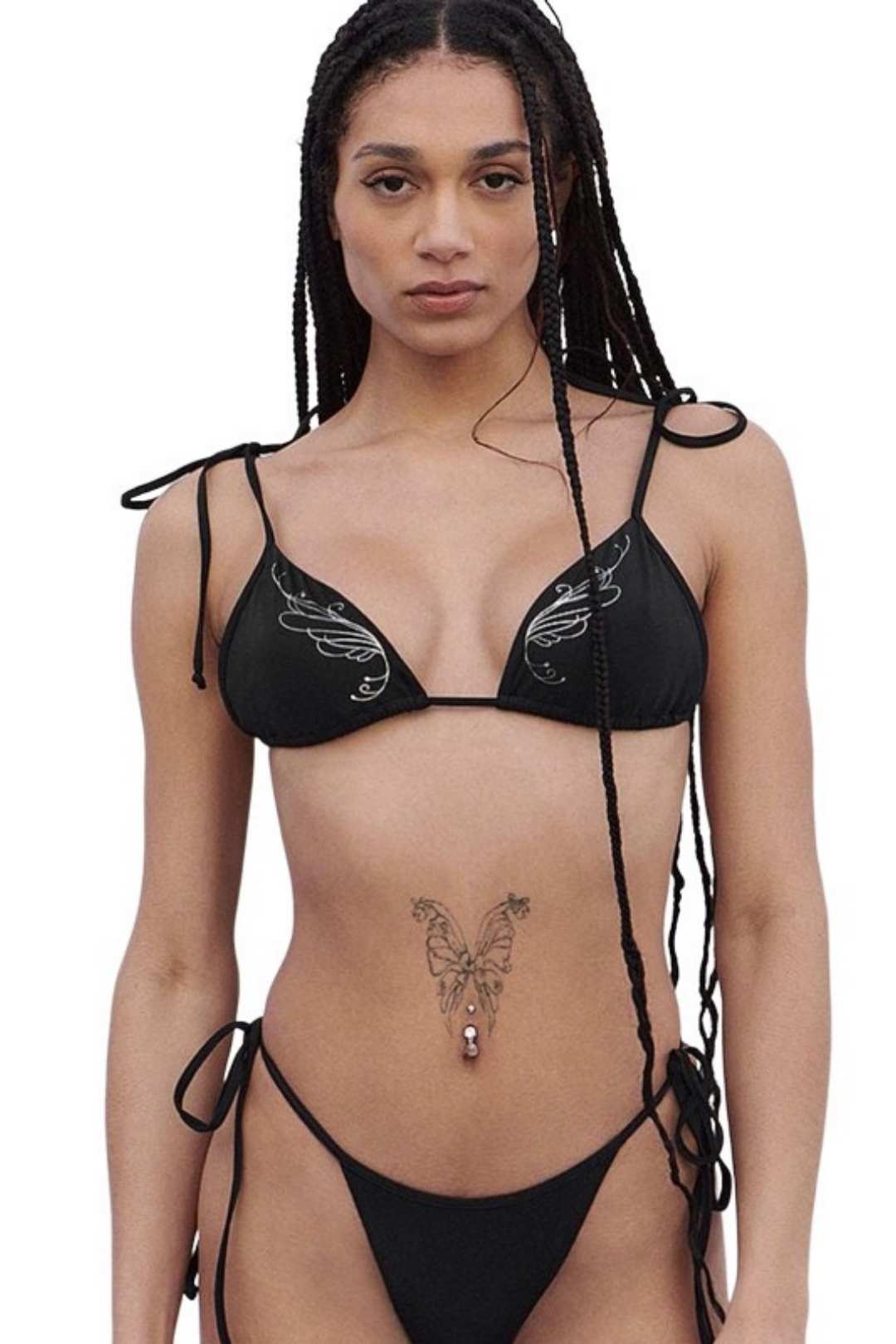 Strappy Vest Sexy Briefs Bikini Suit