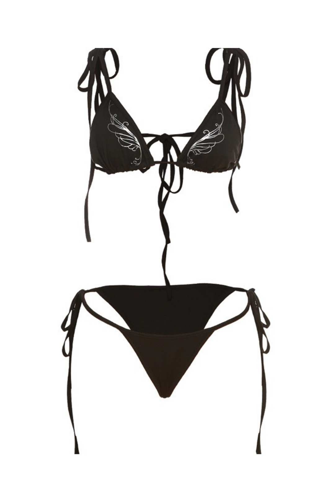 Strappy Vest Sexy Briefs Bikini Suit