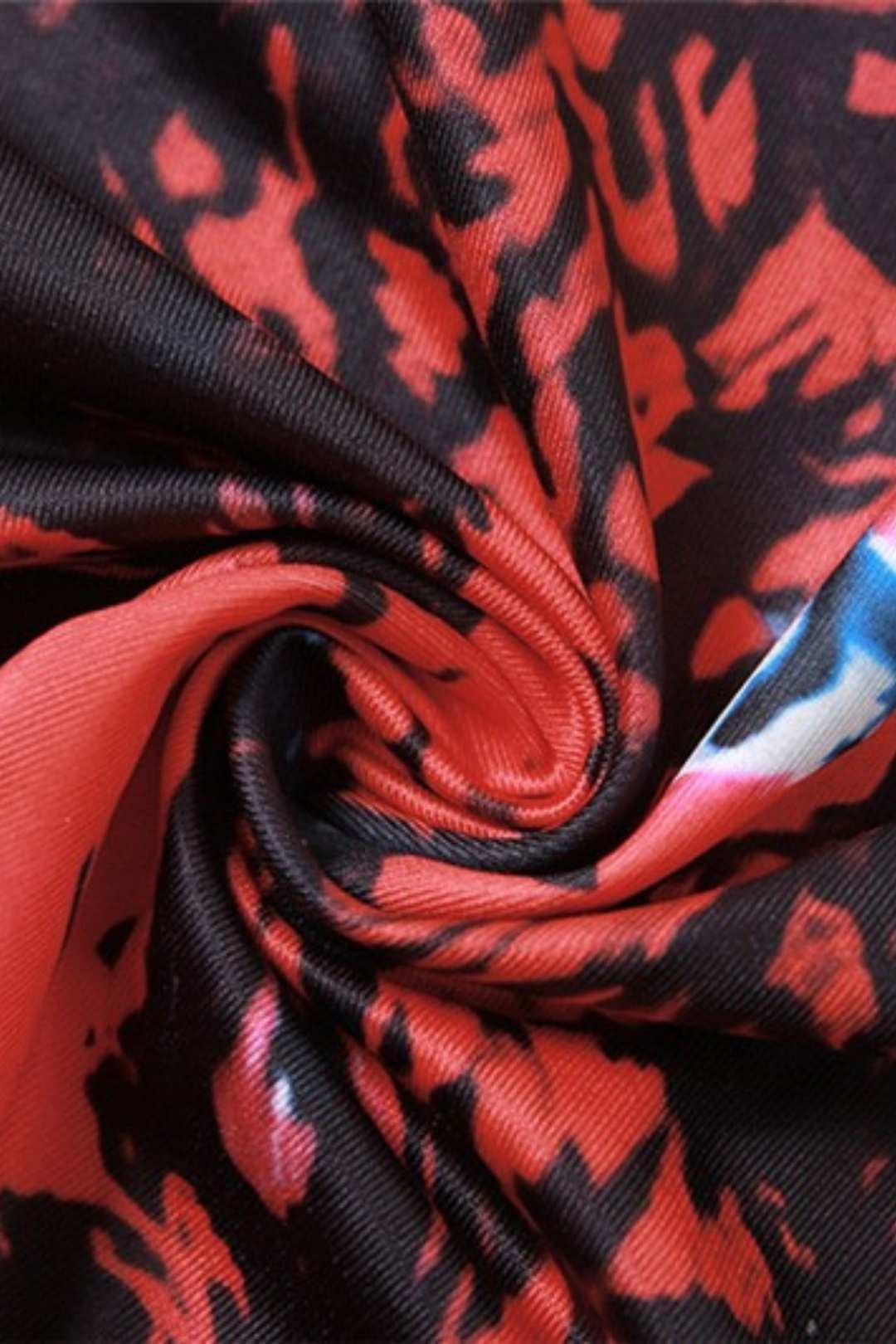 Print Sexy Hollow Slim Hip Hip Dress