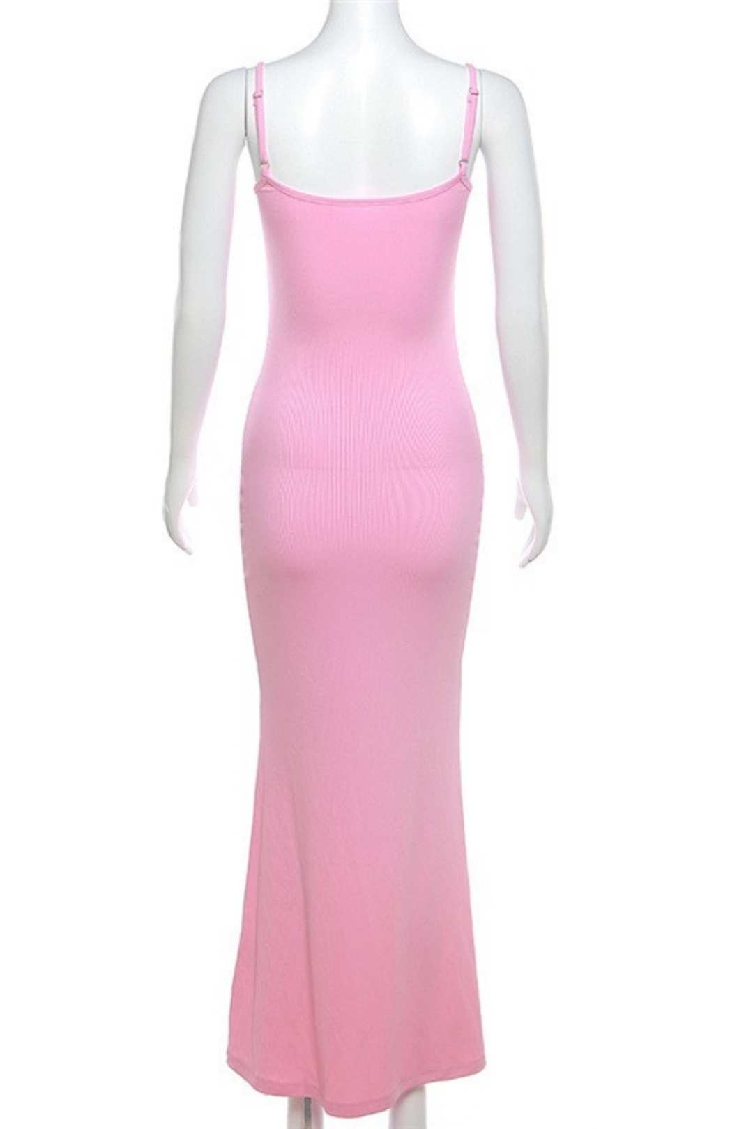 Sexy Backless Fashion Suspender One-line Collar Slim Hip Wrap Dress