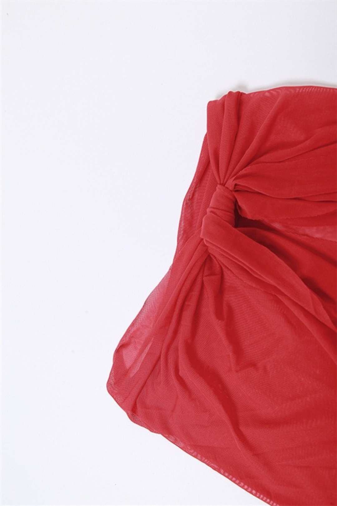 Printed One-line Collar Slim T-shirt Mesh Skirt Casual Suit