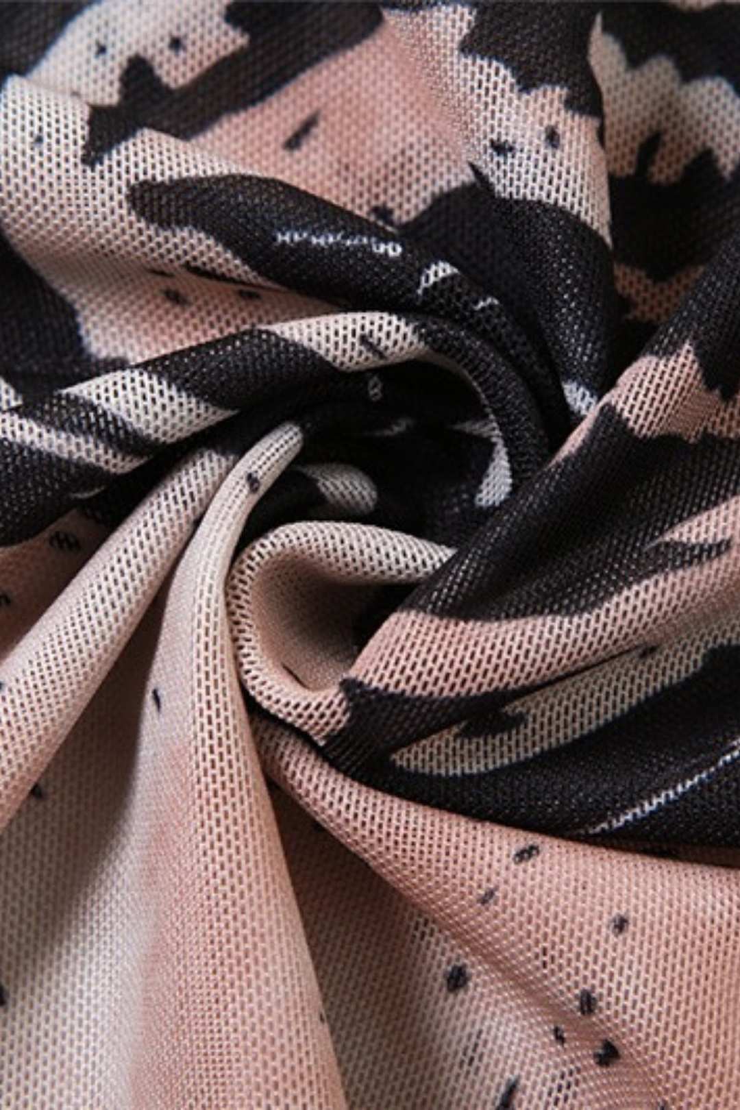 Printed Round Neck Navel-baring Bottoming Slim T-shirt