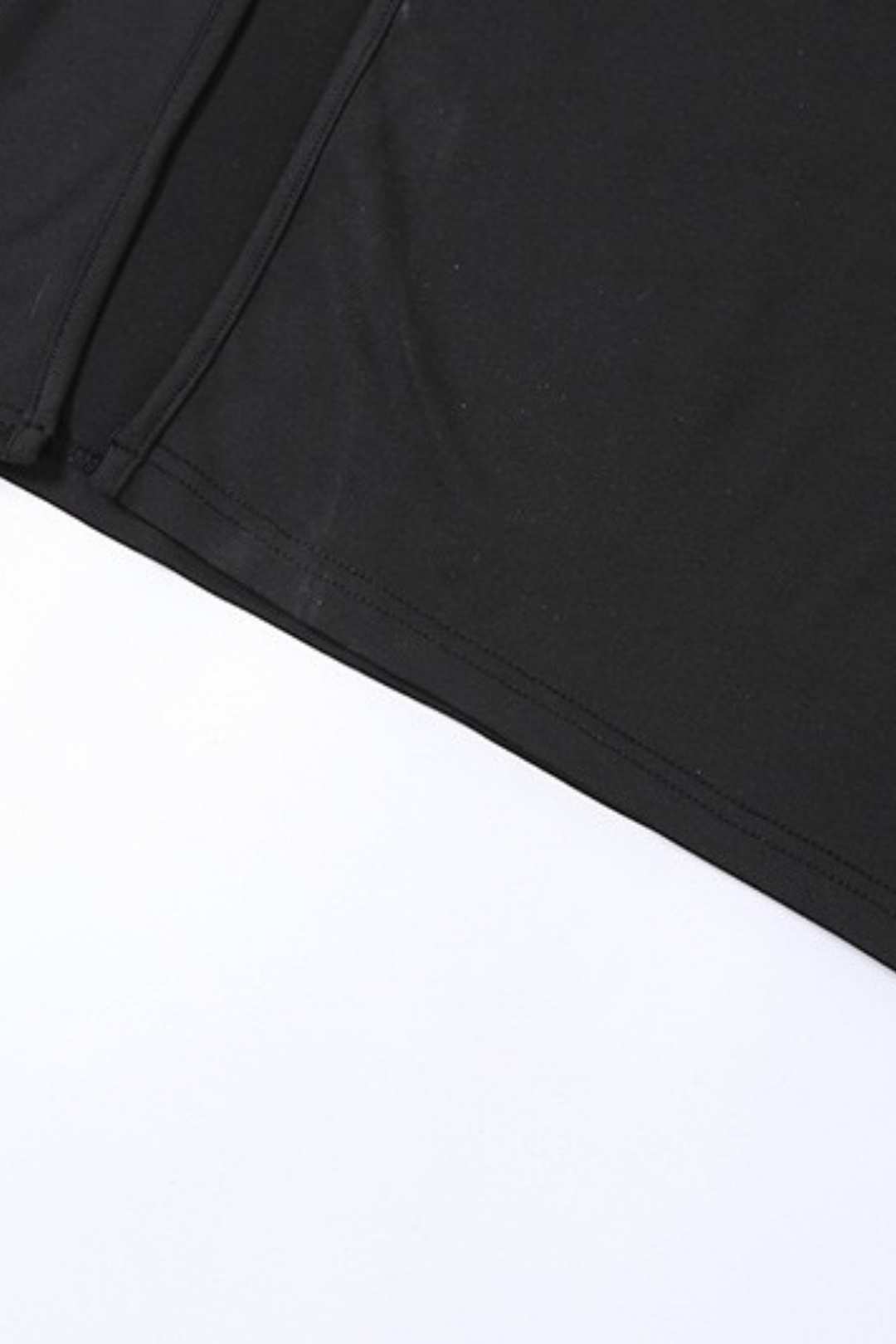 Long-sleeved Sexy Hollow Low-cut Slim-fit Slit Dress