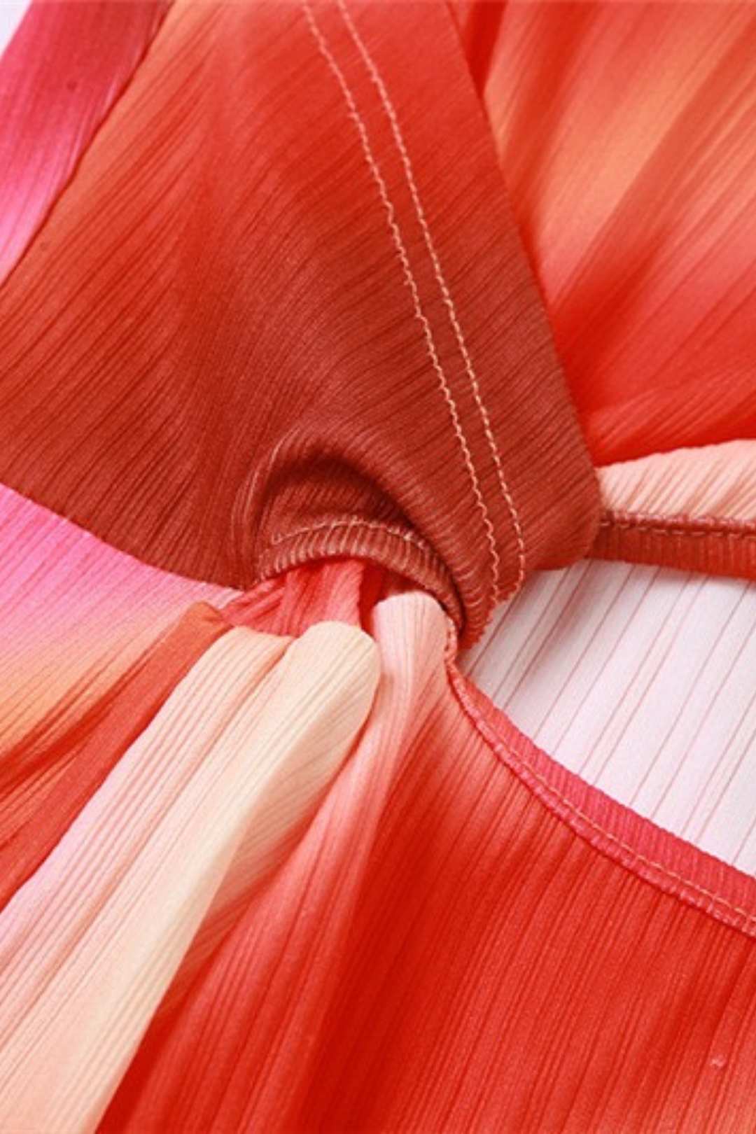 Sexy Oblique Shoulder Hollow Slim Slit Printed Dress