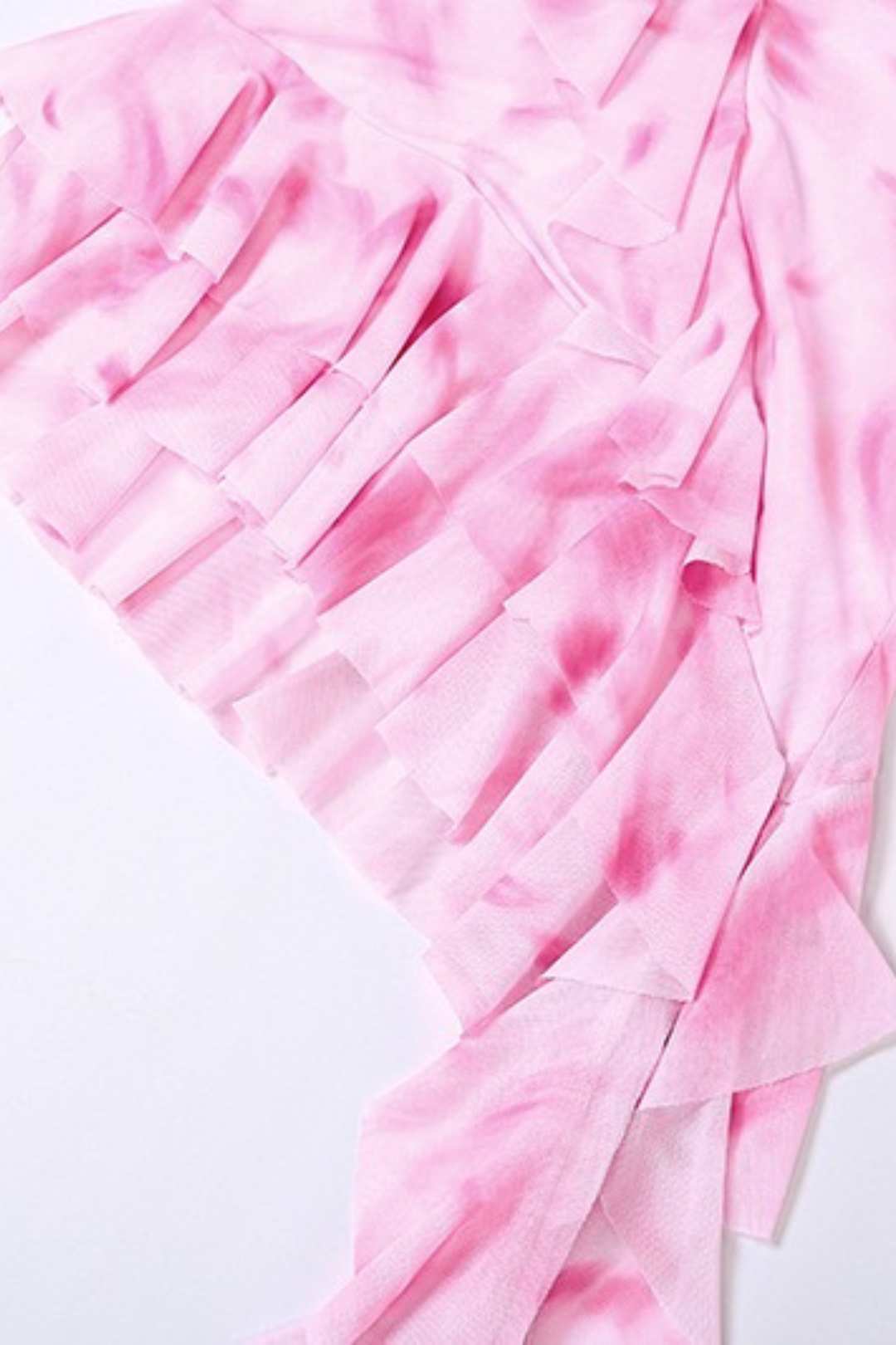 Halterneck Low-cut Backless Printed Fungus Slim Vest