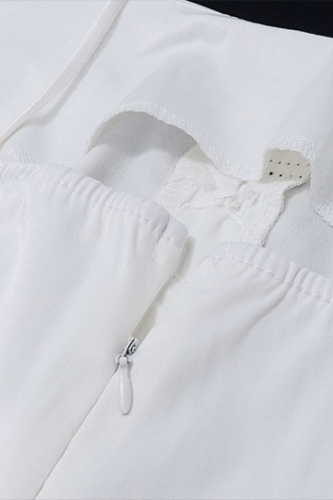 Decorative Ruffled Slim Suspender Dress