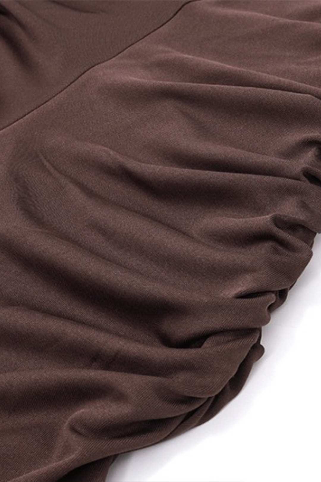 Sexy Backless Pleated Waist Temperament Elegant Suspender Dress