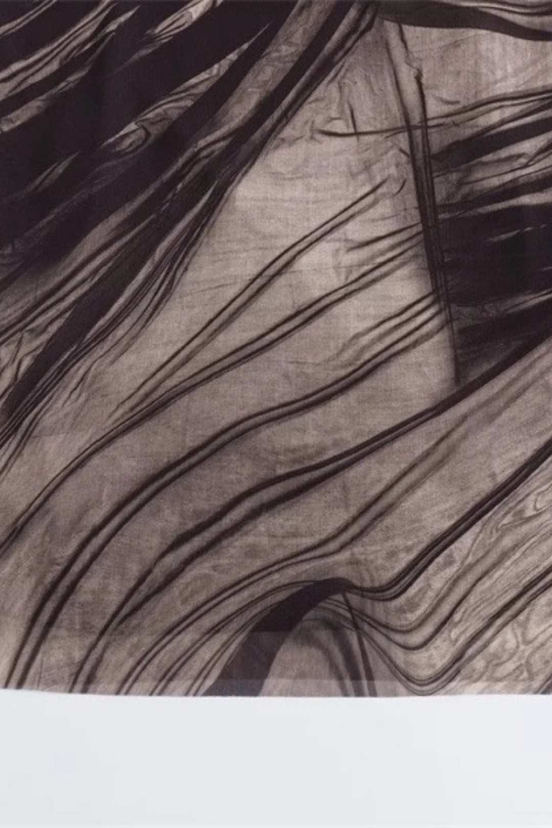 Simple Plain Color Line Style Silk Screen Print Dress