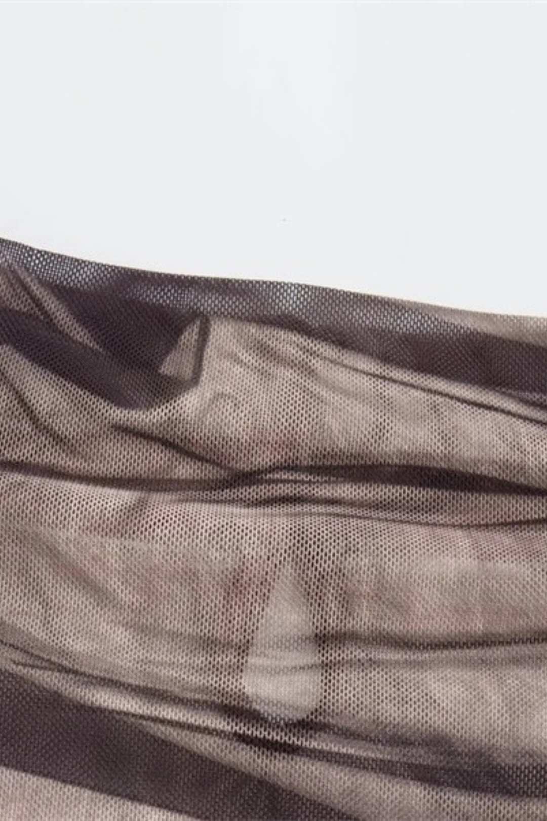 Simple Plain Color Line Style Silk Screen Print Dress