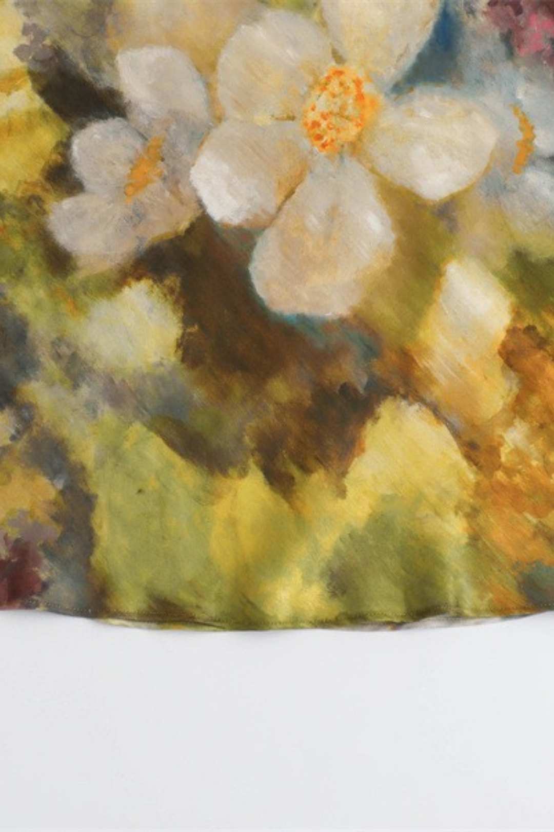 Classic Style Flower Print Midi Dress