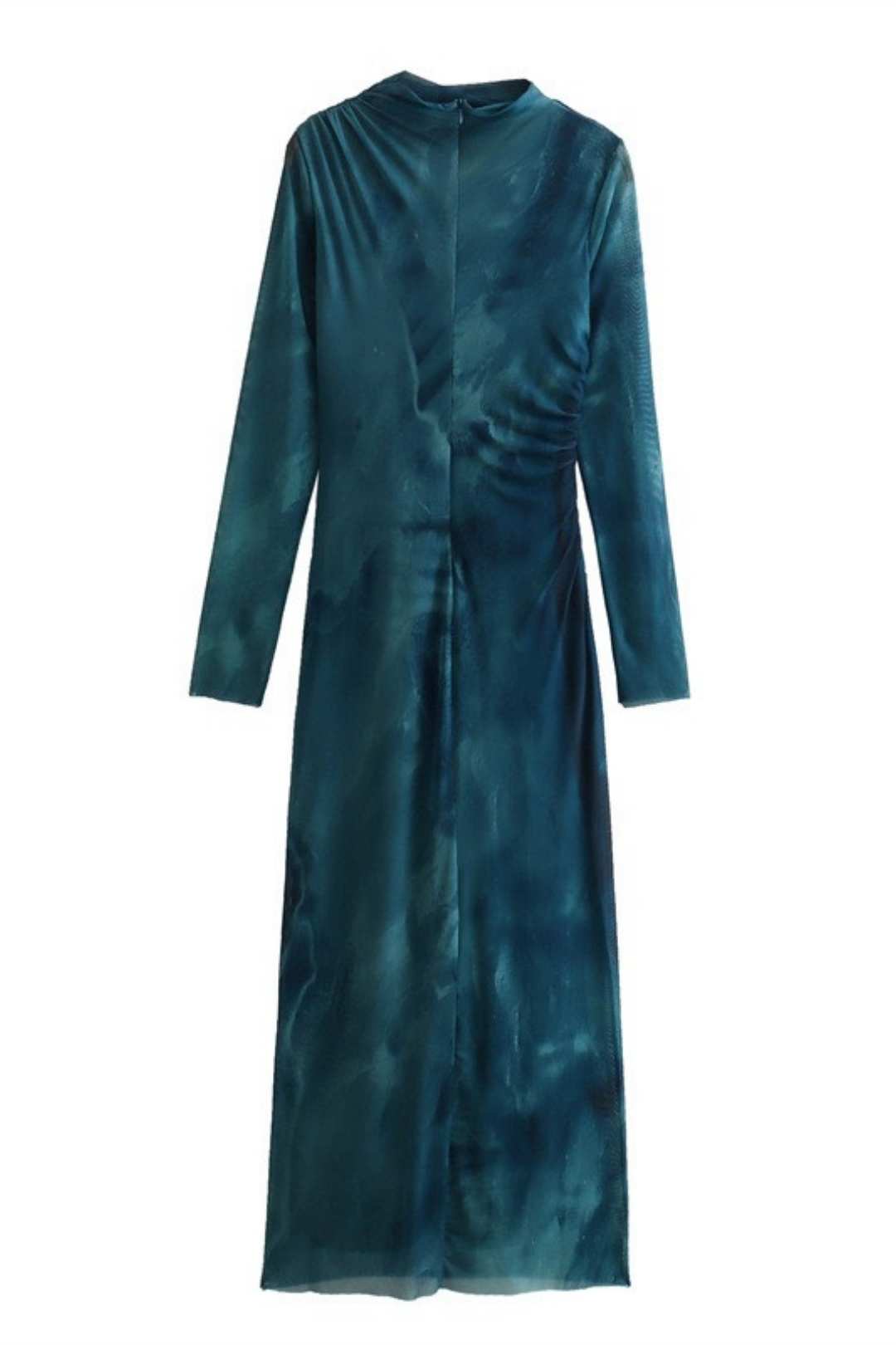 Simple And Versatile Printed Tulle Dress