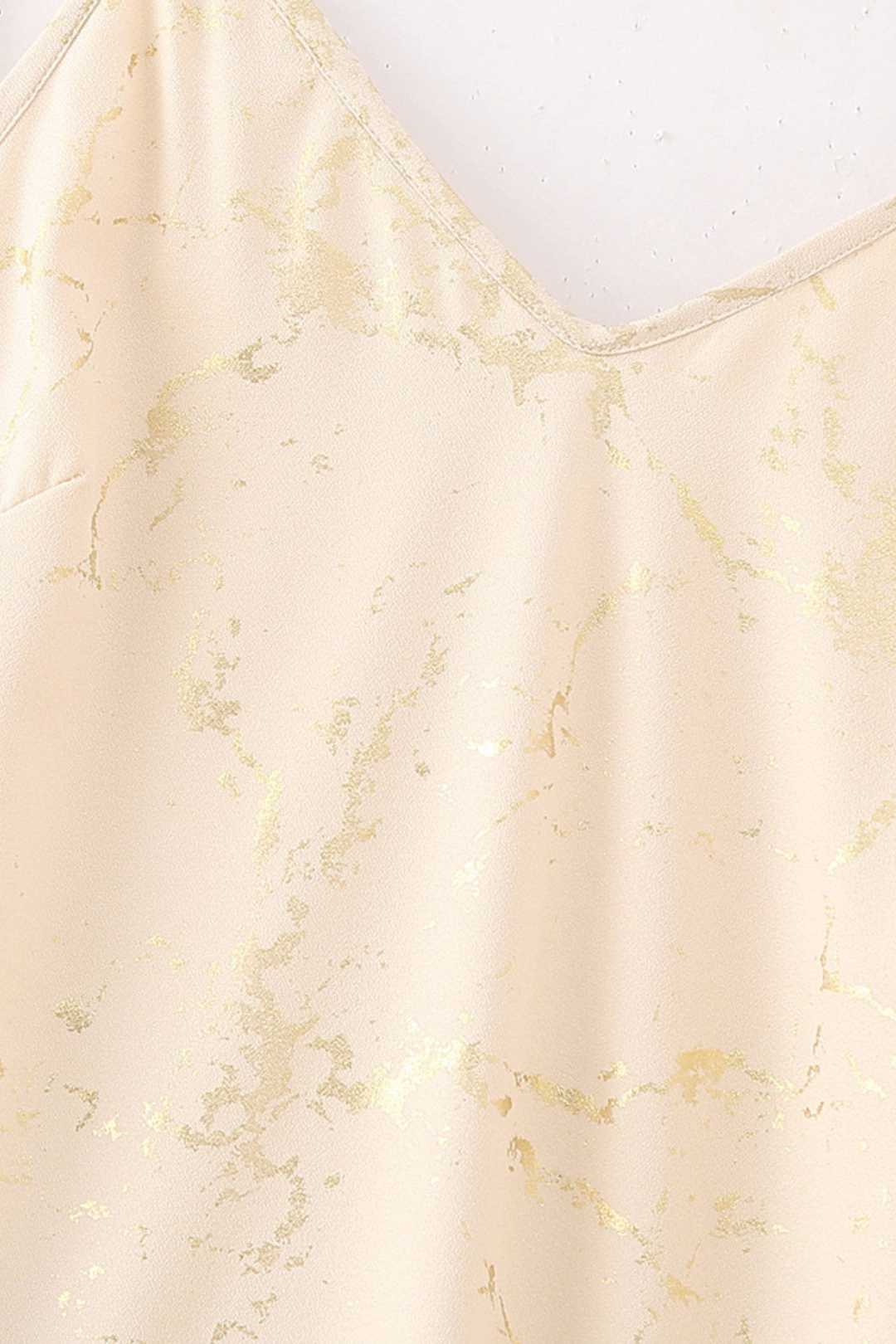 Simple Style Metallic Printed  Dress