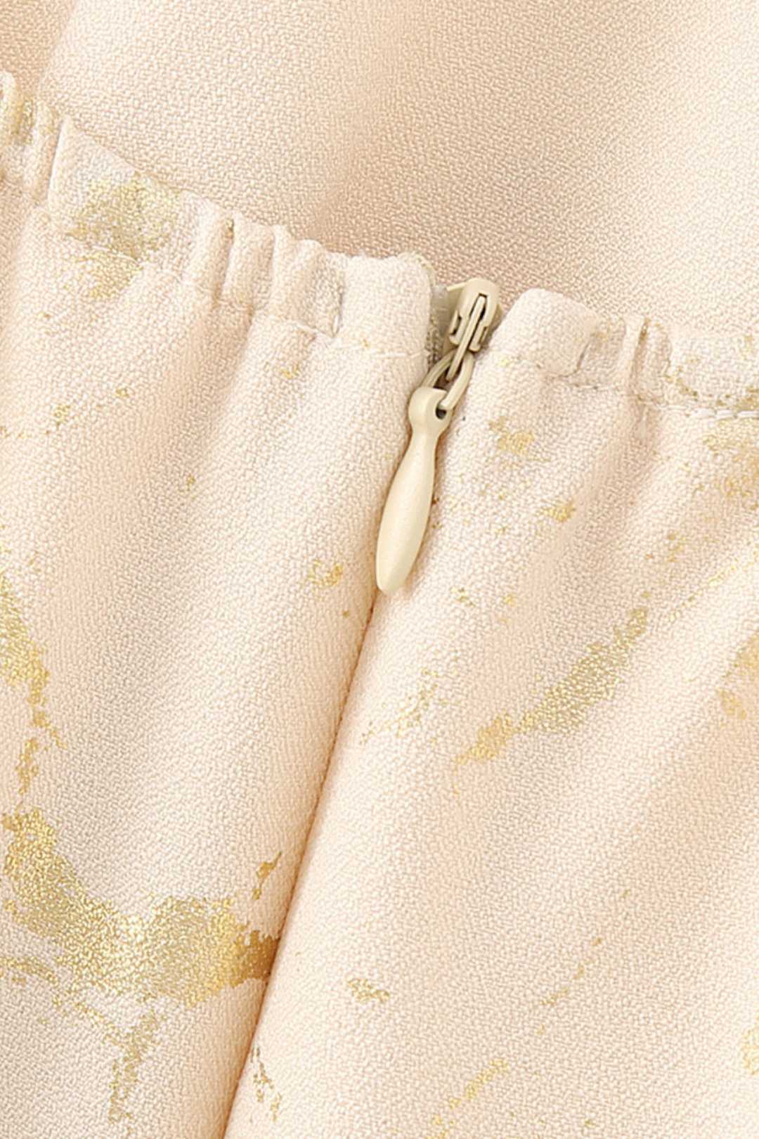 Simple Style Metallic Printed  Dress