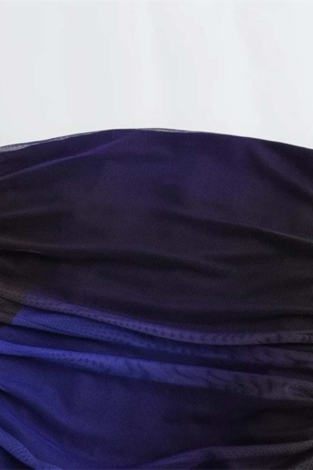 Off-shoulder Design Pleated Slim Silk Screen Print Dress